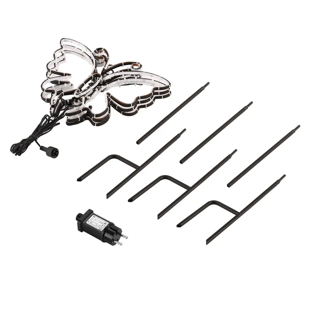 Неоновая вывеска в форме бабочки 3 шт./компл. набор для ночного освещения