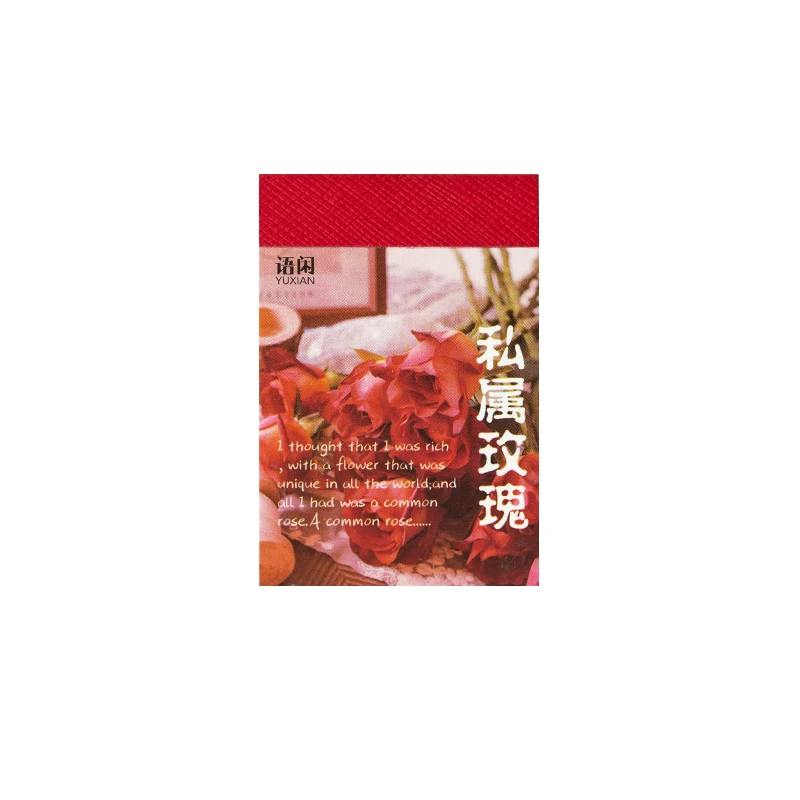 

50 sheets Landscape rose ins Decorative Stickers Scrapbooking Stick Label Diary Album stationery painting Sticker Accessories