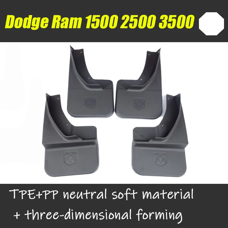 4 шт./компл. Брызговики для Dodge Ram 1500 2500 3500 Брызговики автомобильные щитки аксессуары авто styline 2009
