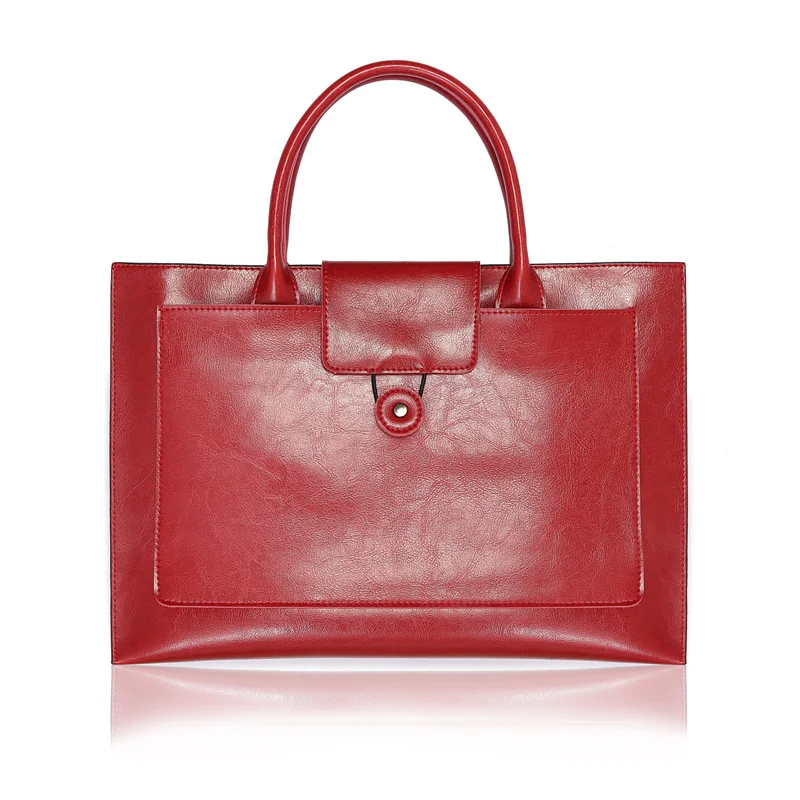 

Classical Laptop Bag for Women Luxury Handbags Women Bags High Quality Split Leather Handbags Carteras Mujer De Hombro Y Bolsos