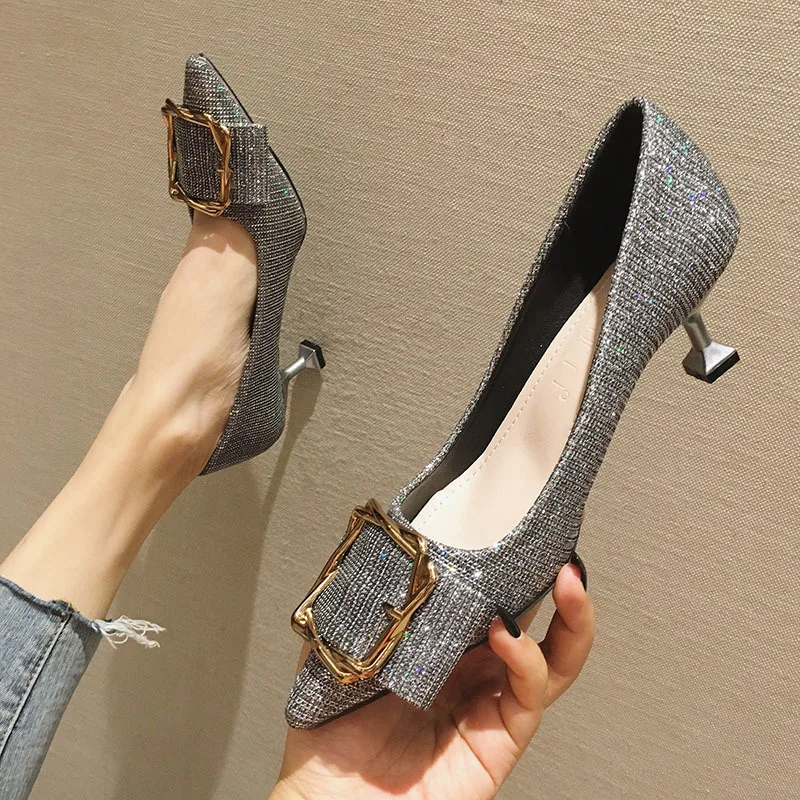 Женские туфли на высоком каблуке повседневные весну и осень 2019|Женские туфли| |