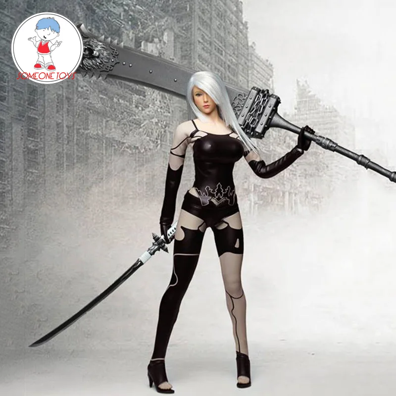 Супер утка SET030 1/6 женский косплей на заказ NieR 2B робот Automata голова лепить тело комплект одежды 1" Сделай сам фигурка