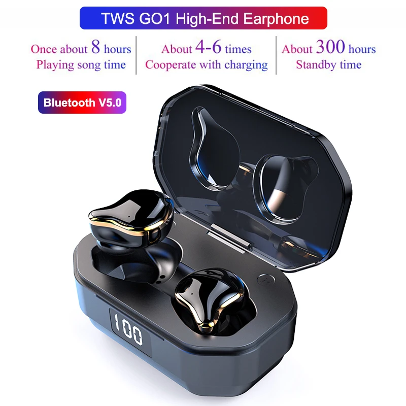 TWS G01 Bluetooth 5,0 наушники бинауральные сенсорные настоящие беспроводные наушники стерео наушники с тяжелыми басами водонепроницаемые спортивные наушники