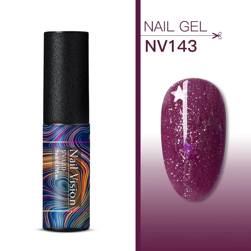 Nail Vision 5 мл УФ-набор гель-лаков для ногтей блестки замачиваются долговечный Гель-лак для ногтей маникюрный лак - Цвет: S06738