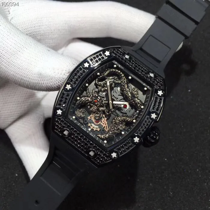 A09134 мужские часы Топ бренд подиум роскошный европейский дизайн автоматические механические часы