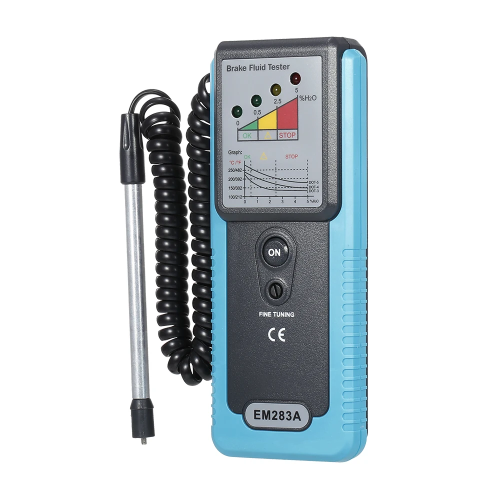 Автомобильный тестер тормозной жидкости для определения влажности масла и воды