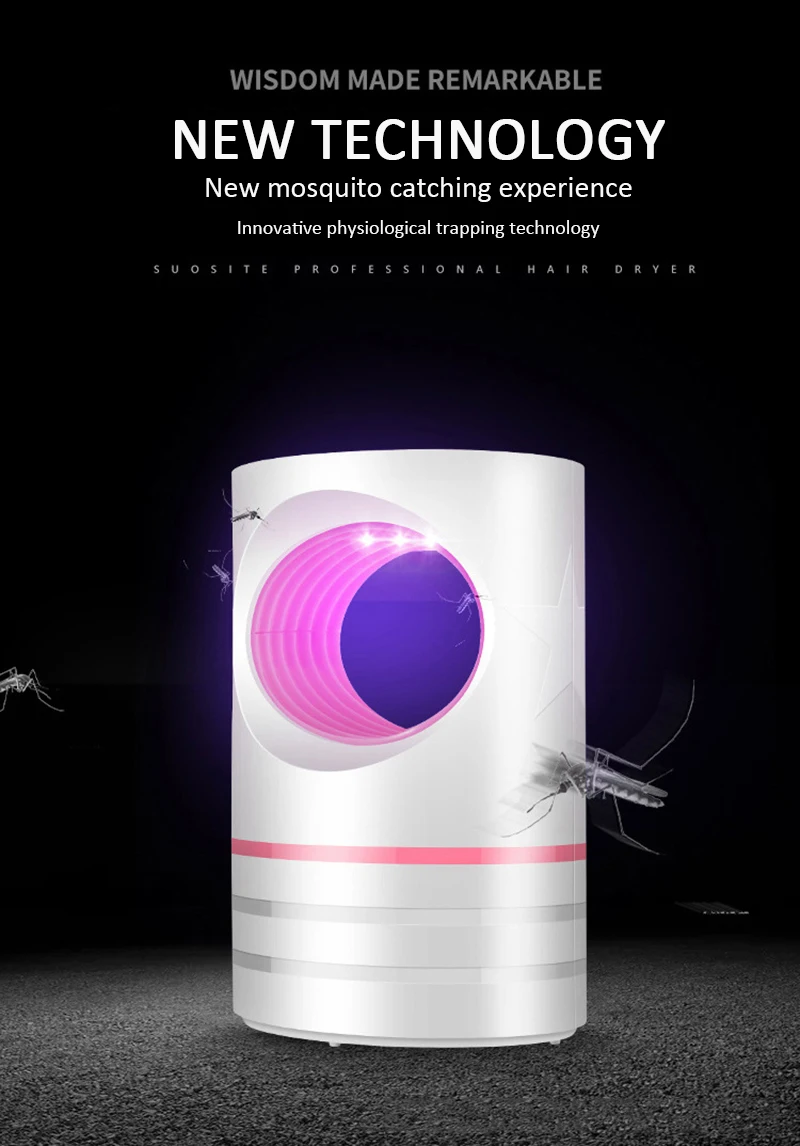 1 шт. электрическая ловушка для комаров с USB-порсветодиодный | Дом и сад