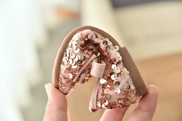 

Girls Leather Shoes Princess Shoes Autumn Girls Shoes Children Crystal Shoes Soft-soled Shoes