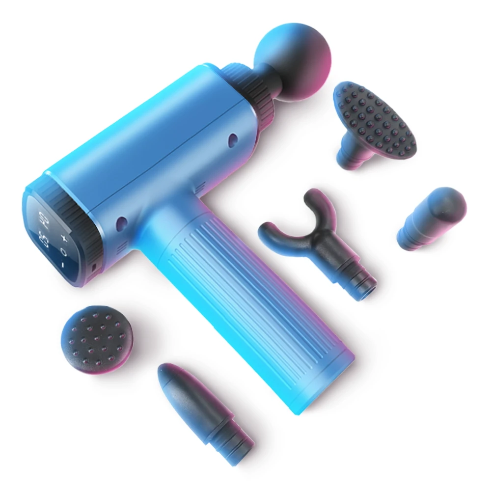 

30 Speed LCD Display Massage Gun Touch Screen Deep Tissue Percussion Muscle Massager Relief Body USB Massager Fascia Gun