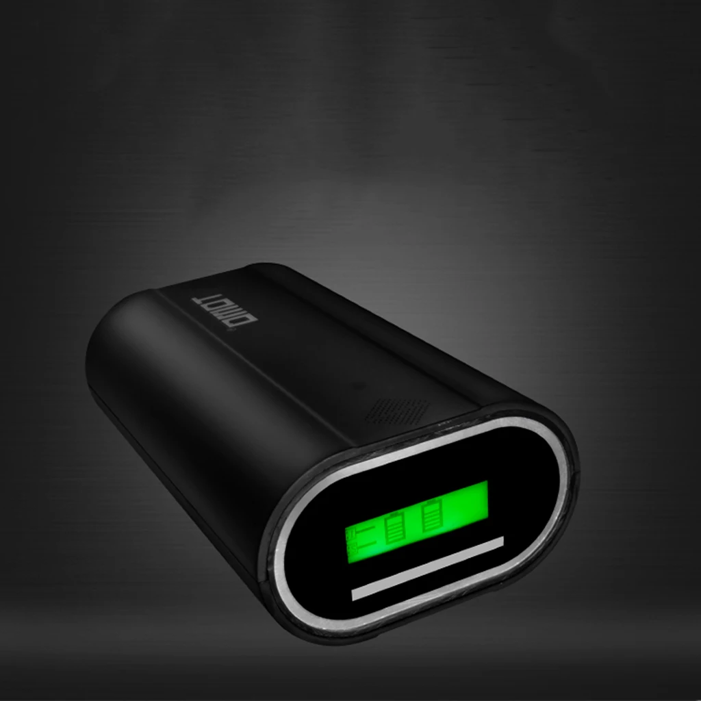 TOMO D2 USB Li-Ion интеллектуальное зарядное устройство портативный lcd умный мобильный внешний аккумулятор чехол с двумя аккумуляторами 26650 с двумя выходами