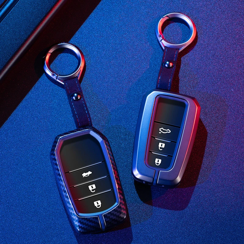 Чехол для ключей Toyota Crown CH-R Camry Markx Corolla Vito Prado Land Cruiser RAV4 2017 2018 2019 2020 2021 - купить по