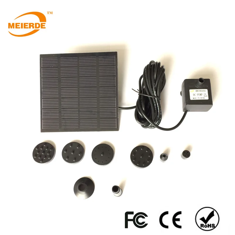 Прямая поставка садовый распылитель воды на солнечной панели с водяным насосом |