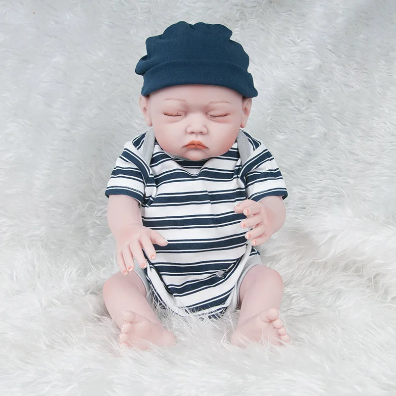 20 дюймов Новорожденные куклы Reborn Baby реалистичные мягкие силиконовые реалистичные куклы ручной работы для малышей игрушки для детей Подарки