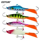 Приманка-балансиры для зимней рыбалки Goture, 4 шт.лот, 68 мм, 15 г, для ловли окуня, щуки, окуня