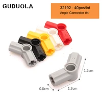 guduola parts 32192 angle connector 4 building block moc part connector accessories assembly educational toys 40pcslot