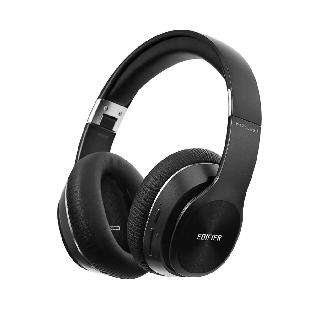Edifier W820BT Bluetooth наушники-Складная Беспроводной наушников с 80 часов длинные Срок службы батареи - Цвет: BLACK