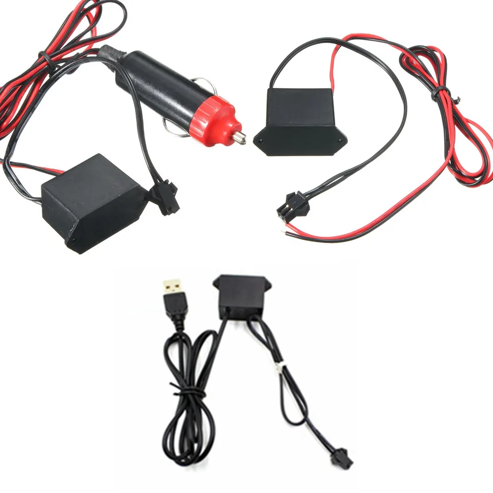 DC 12V EL линия USB сигареты светильник er привод контроллер для детей от 1 года до 5 лет