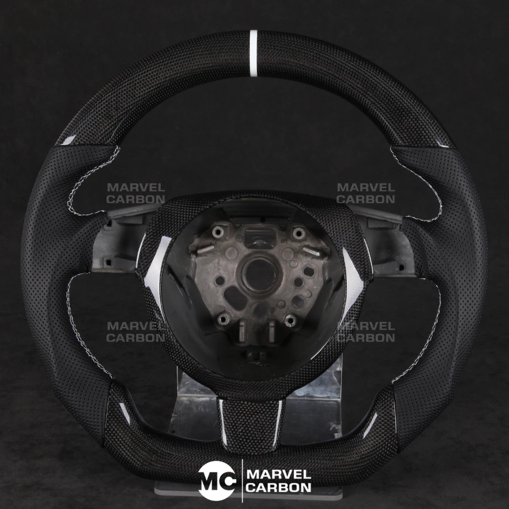 

100% REAL CARBON FIBER STEERING WHEEL COMPATIBLE WITH Porsche