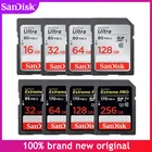 Карта памяти SanDisk Extreme ProUltra, 16 ГБ, 32 ГБ, 64 ГБ, 128 ГБ, 256 ГБ, SD-карта U1, U3, V30, 4K для Canon, Nikon, SLR-камер, съемки видео 4K