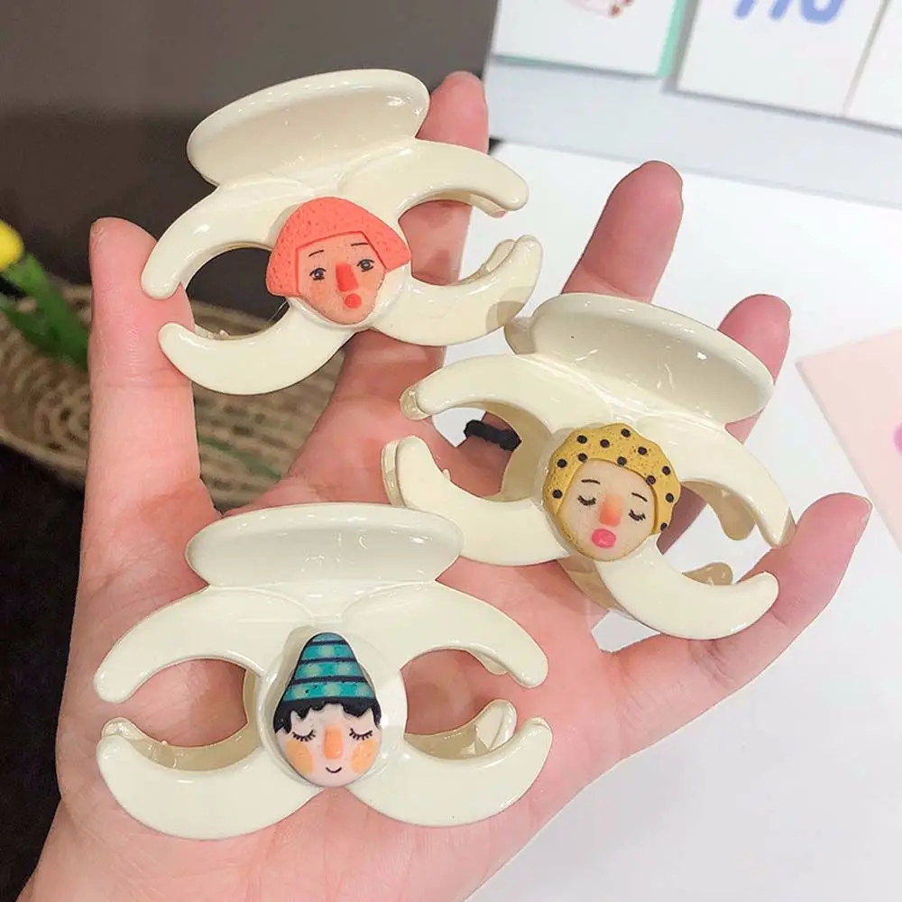 

Fashion Cartoons Crab Hair Clip Girls Hair Accessories Acrylic Hair Claws Cute Hair Clips Headband For Ponytail Hairpin