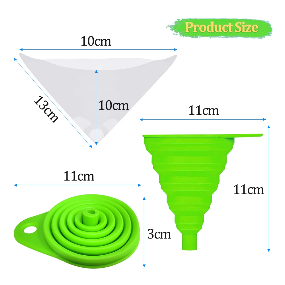 200 шт. фильтры фильтр для краски очищающая чашка микрон нейлоновая коническая