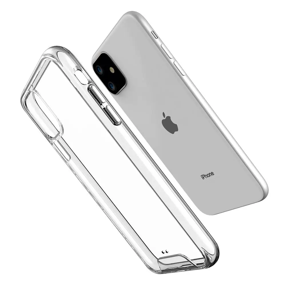 Прозрачный чехол Hanven для iPhone 11 2019 6 1 дюйма ТПУ + ПК|Бамперы| |