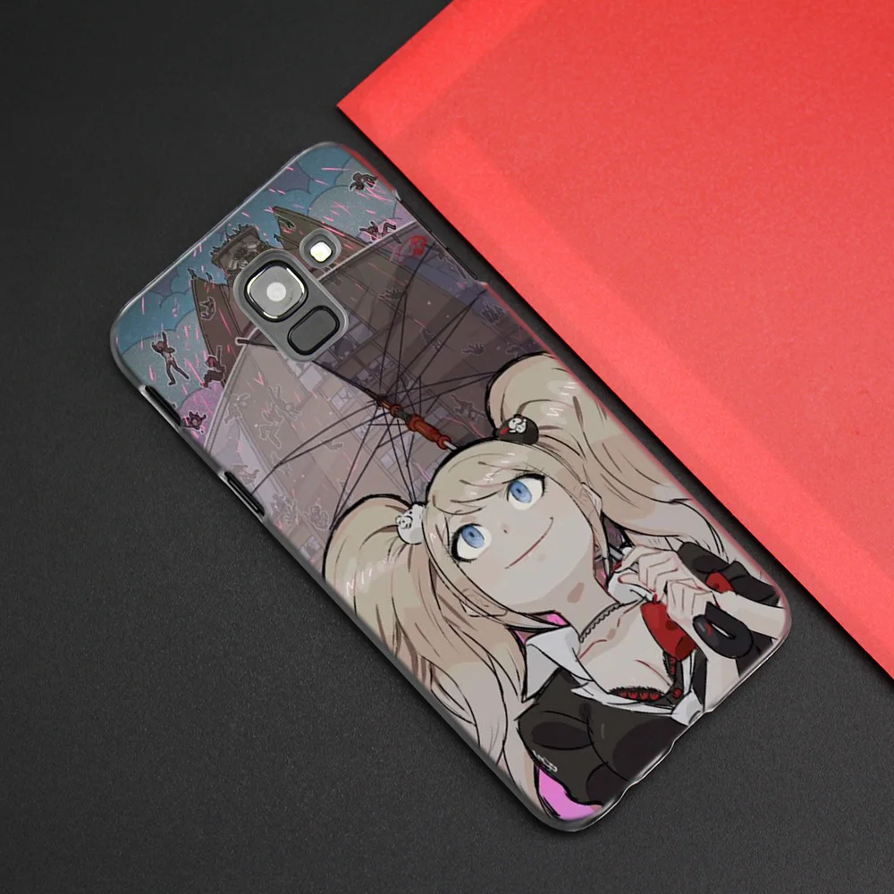 Danganronpa мультфильм чехол для samsung Galaxy A50 A80 A70 A60 A40 A30 A20 A20e A10 A9 A7 A6 Note 8, 9, 10, плюс 5G прочное портмоне