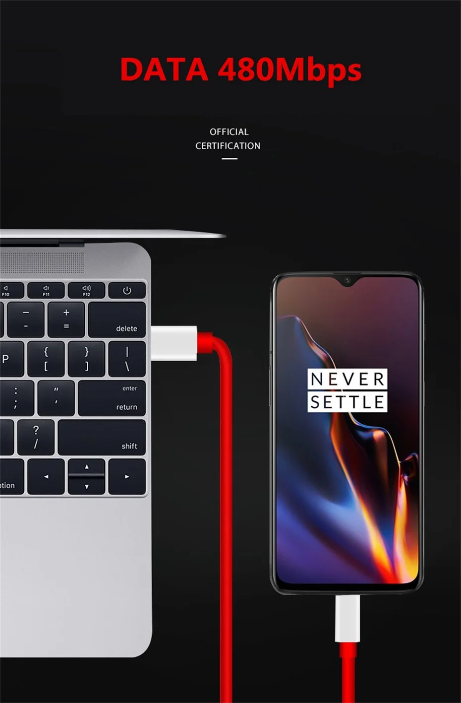 Кабель для телефона Oneplus 7 Pro, кабель USB 3,1 type-C для телефона Oneplus 6T 6 5T 5 3t 3, кабель для зарядки и передачи данных