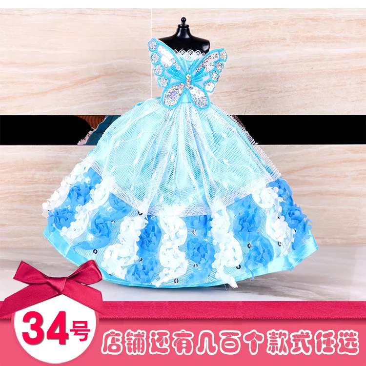 clothes34 Bjd кукла волос для куклы глаза для игрушек 30 см детская одежда с фантазийным рисунком 3D реальный глаз 20 шаровой шарнир подвижный модный длинный парик волос кукла-эльф игрушка,лол куклы игрушки одежда реборна глазки - Цвет: clothes34