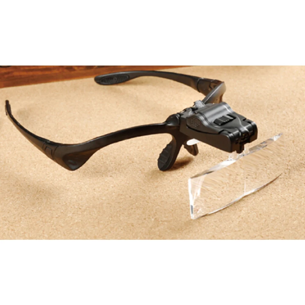 

Repair Led Reading Accessories Crafts Tools Adjustable Angle Watching Elder Drawing Headband Magnifier