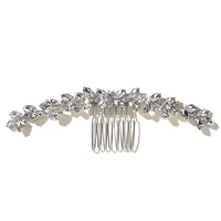 floralbride handmade rhinestones crystal bridal hair comb wedding headpieces hair accessories bridesmaids women hair jewelry
