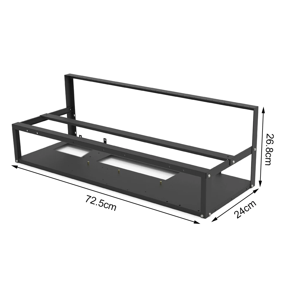 

12 GPU 6/8 GPU Transfer Mining Rack Open-pit Mining Machine Case Frame Miner Coin Ring Support Bracket Holder Support for 6/8GPU