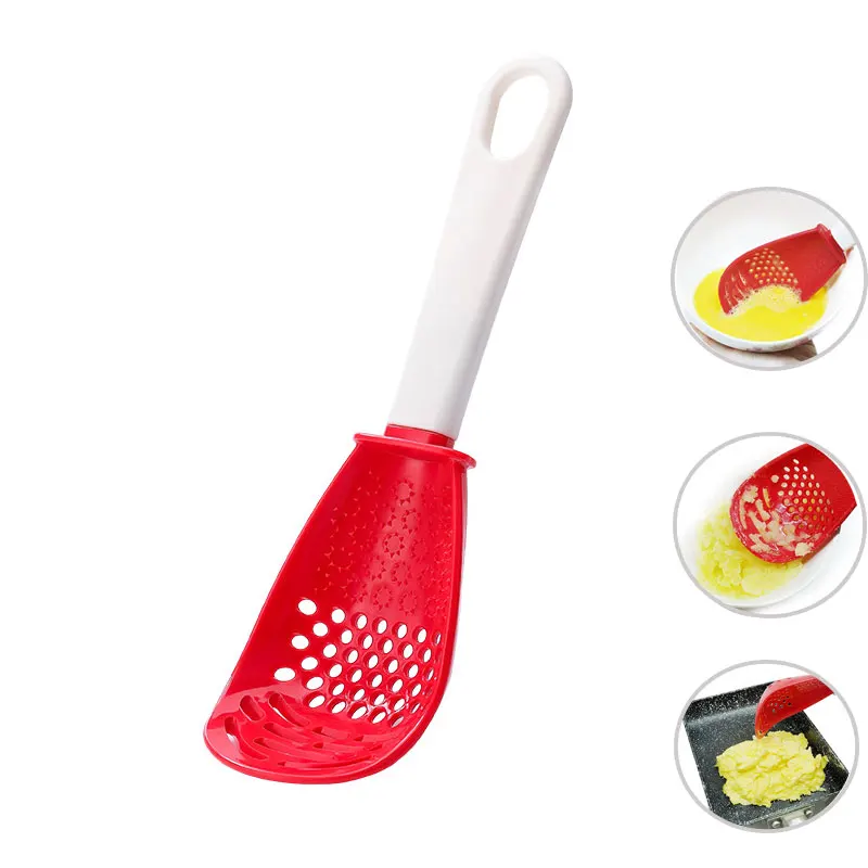 

Kitchen Multifunctional Colander Grinding Cooking Spoon Shovel Gadget Vegetable Tools Potato Mash Garlic Ginger Press Baby Food