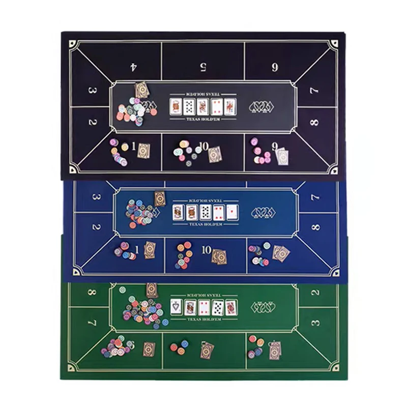 180*90 см резиновая скатерть для покера утолщенная Техасская холдем игровой стол
