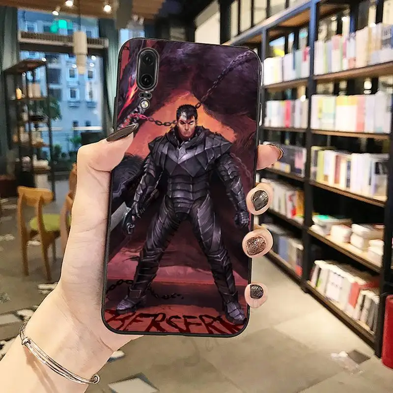 

Berserk Anime Transparent Phone Case For Huawei honor Mate P 10 20 30 40 Pro 10i 9 10 20 8 x Lite