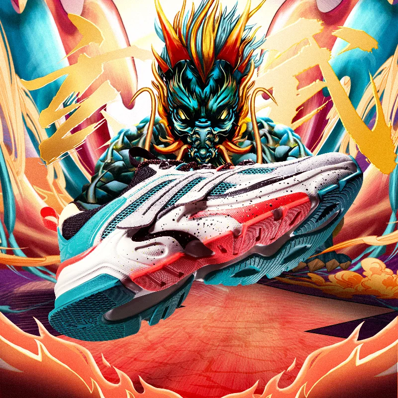 QIAODAN Running Shoes 2022 for Men XUANWU Series Fashion Lightweight Elegant Outdoor Sports Shoes Non-Slip Sneakers XM15200315