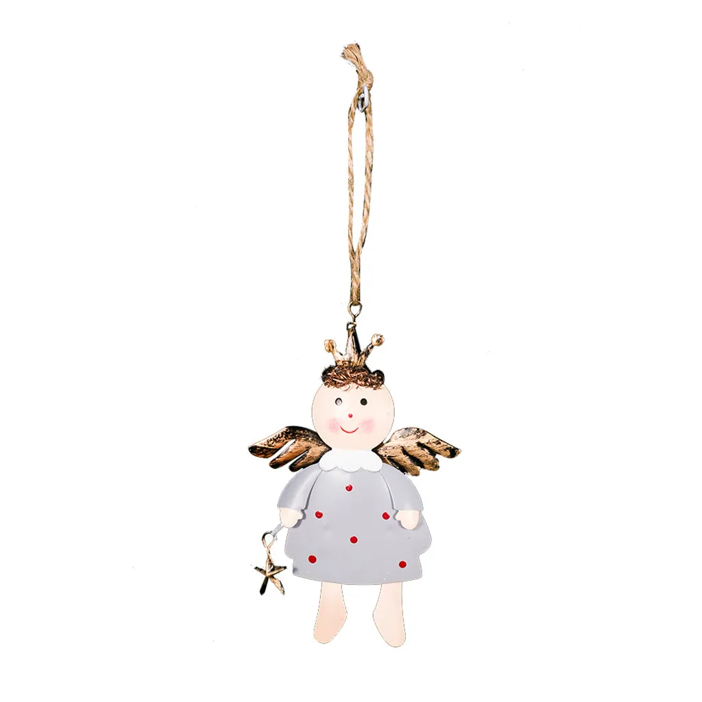 Мини Рождественский ангел плюшевая кукла девочка лыжная подвеска