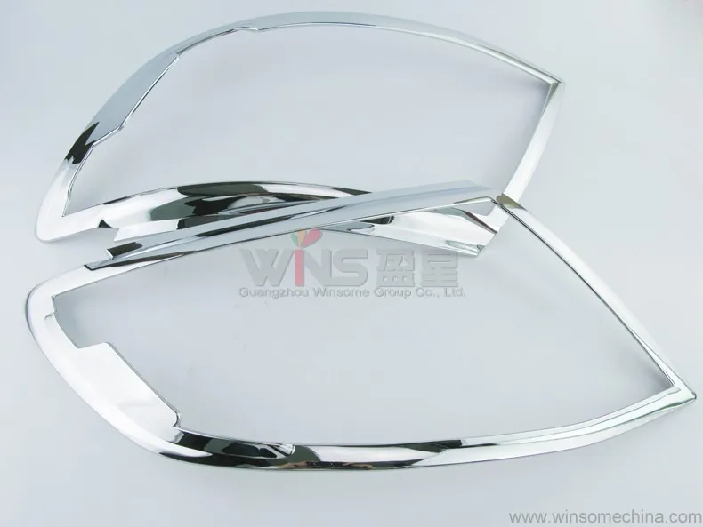 For Ford Ranger PX 2012 2013 2014 Chrome Headlight Head Light Surround Trim Car Styling Tuning Accessories | Автомобили и