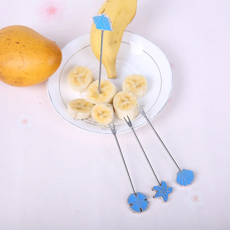 4 шт./компл. набор вилок из нержавеющей стали для торта с фруктами Свадебный