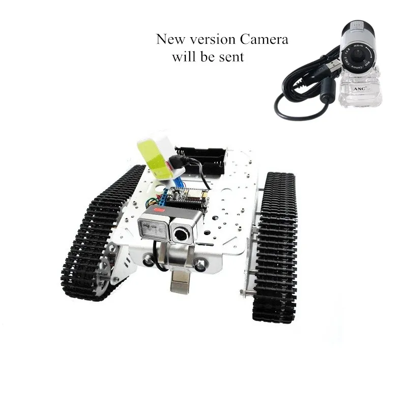 DOIT WiFi Video Robot Tank автомобильный корпус дистанционное управление с помощью Android/ios