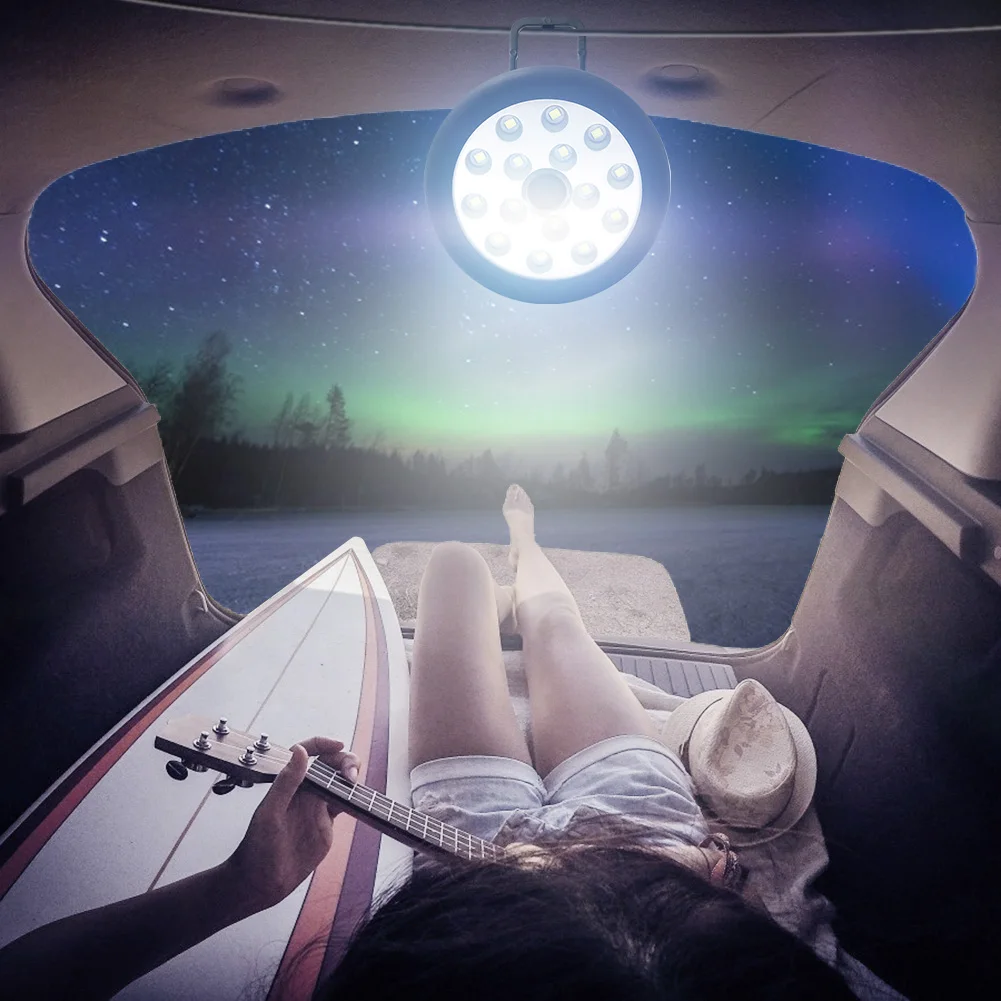 

LED Camping Tent Lights Working Lamp Travelling Easy Carrying Portable Emergency Light Multifunction Portable Parts