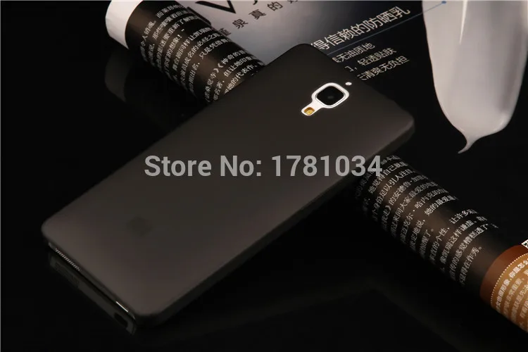 Отличная цена ультра тонкий прозрачный чехол Защитный для XiaoMi 4 Mi4 M4 матовый
