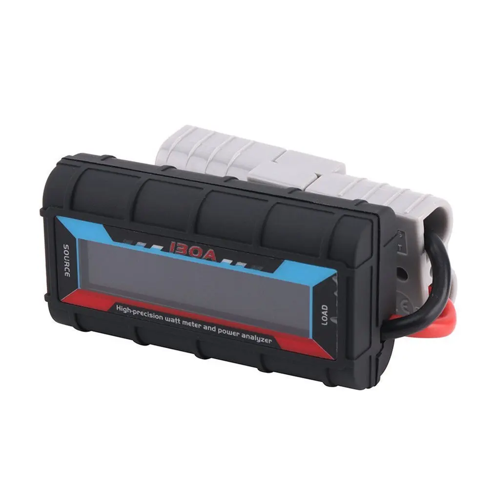 130A Watt Meter Power Analyzer Digital LCD Solar Volt Amp Anderson Style Plug Connector Blue Backlit Display | Обустройство дома