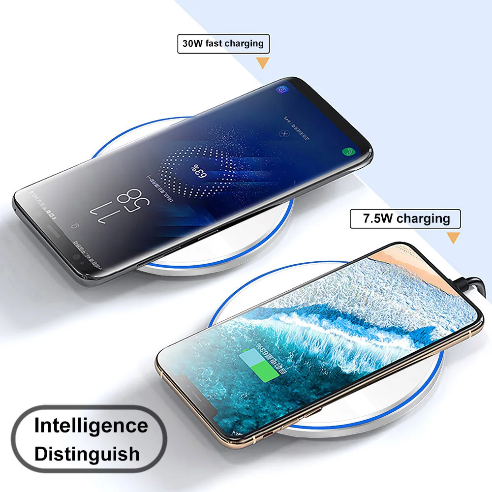tating 30w qi wireless charger for iphone 11 12 x xs max fast wirless charging for samsung xiaomi huawei wireless charger free global shipping