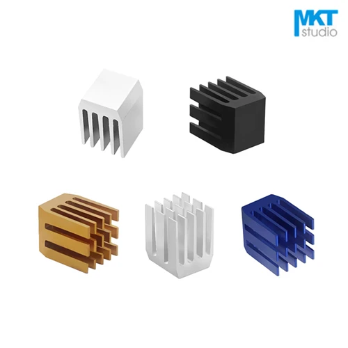 

100Pcs Black 9mmx9mmx12mm Aluminum Cooling Fin Radiator Heat Sink For TO-3P, MOS, IC, Amplifier, Power