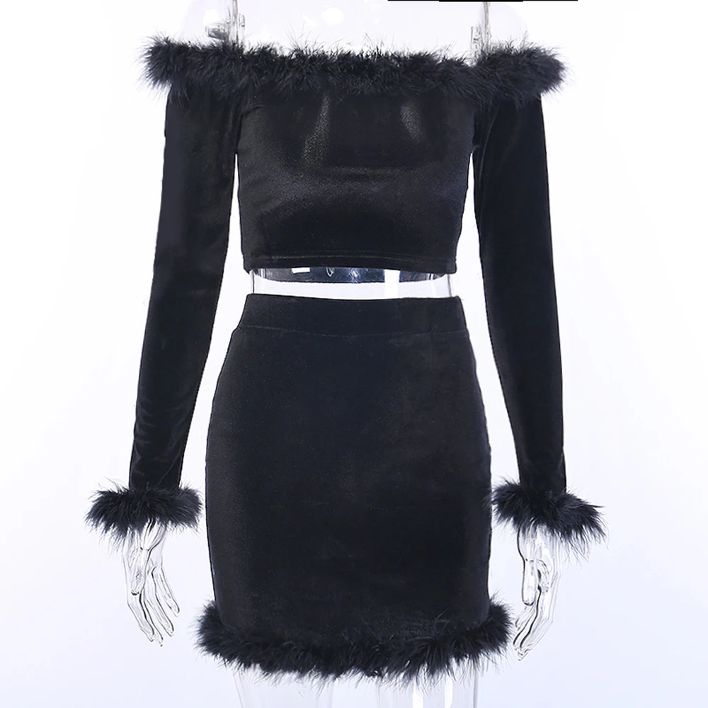 Женский сексуальный спортивный костюм женский облегающий бархатный укороченный