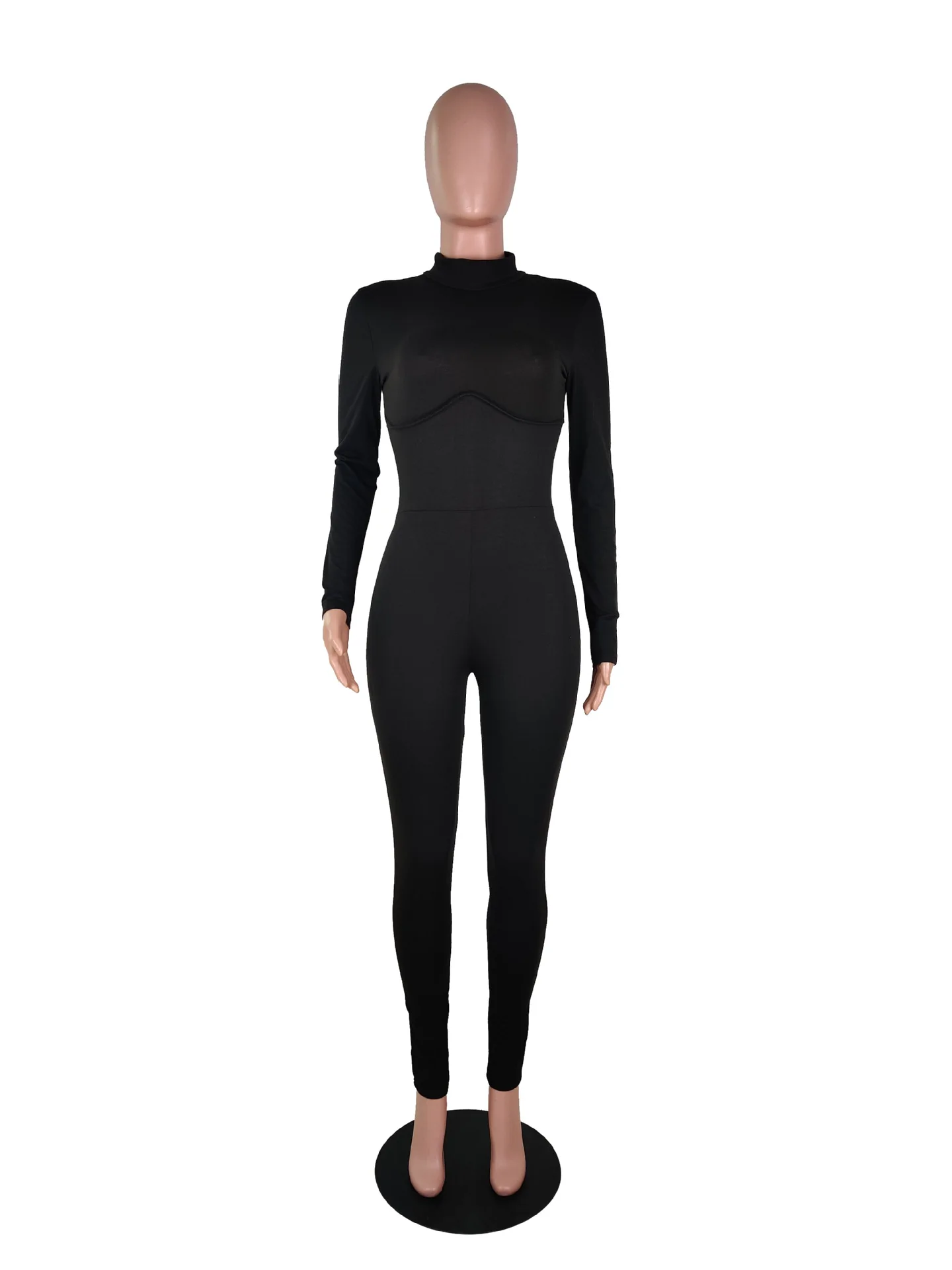 

Autumn Activewear High Waist Romper Women Jumpsuit Long Sleeve Sexy Club Party Bodycon Jumpsuit One Piece Overalls Streetwear