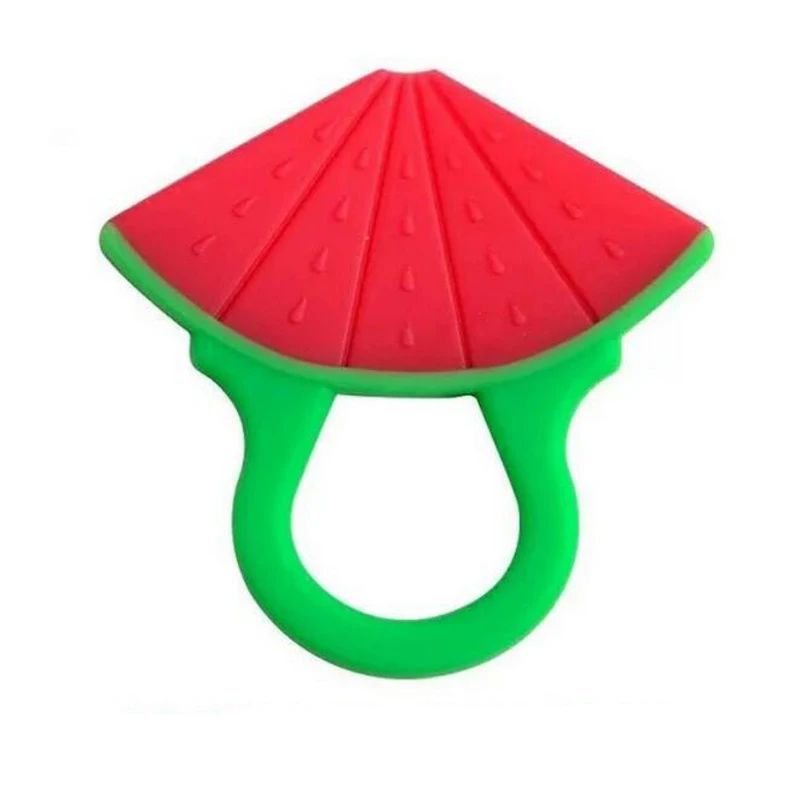 1 шт. детский силиконовый Прорезыватель для зубов в форме фруктов|Интерактивные