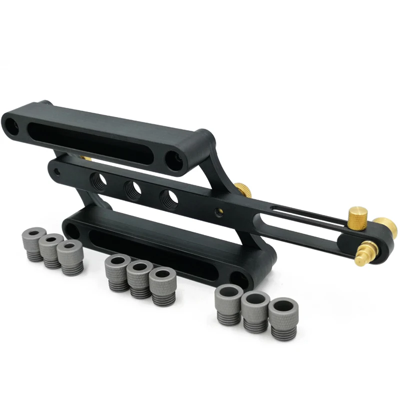 Самоцентрирующийся набор направляющих для дюбелей деревообработки 6/8/10 мм