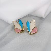 lats cute fresh romintic simple temperament butterfly stud earrings korean sweet drops earrings for women 2020 fashion jewelry